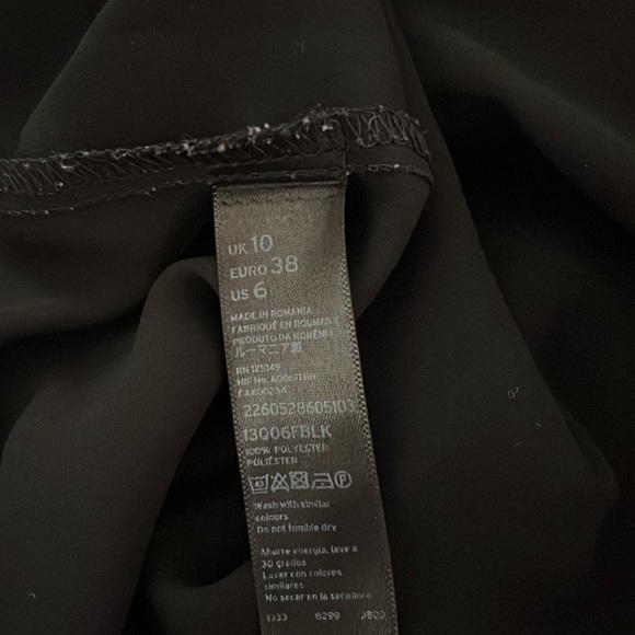 Topshop sheer black blouse - Picture 9 of 10